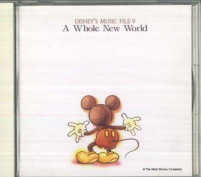 CD DISNEY, CELINE DION, REGINA BELLE;  - A Whole New World PCCD00101 WALT DISNEY Japan Soundtracks & Musicals Used