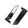 1 Pair Universal Fit for KTM Motorcycle Rearview Mirrors, Foldable Design, Flat Lens Side Mirrors for Street And Track Use