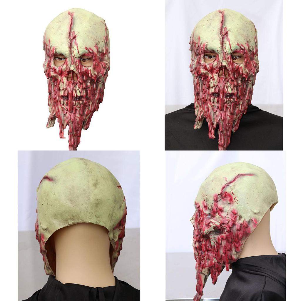 Halloween Haunted House Latex Zombie Mask For Cosplay And Scare Pranks