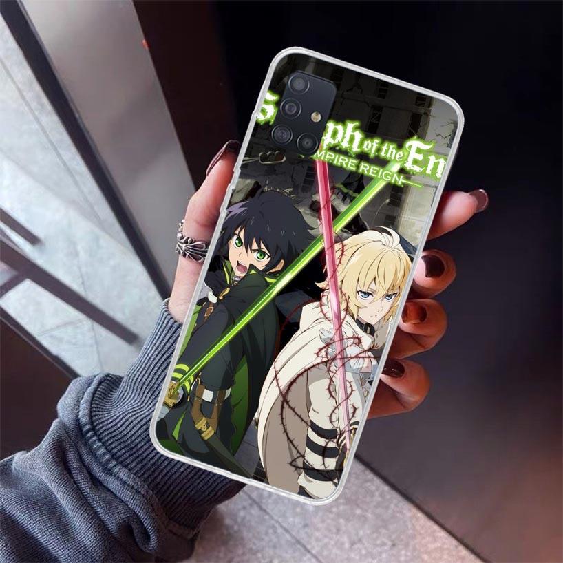 

Seraph Of The End Phone Case For Samsung Galaxy A12 A52S A42 A32 A22 A51 A50 Note 20 Ultra 10 S10 Plus A71 A70 A31 A30 A10S Gala Samsung A10