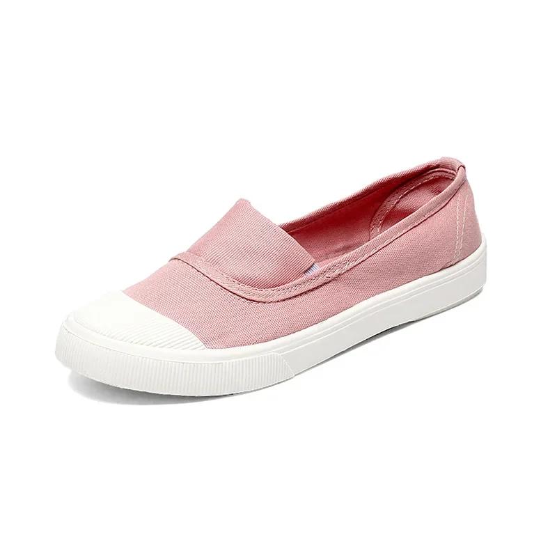 Women's Vulcanized Shoes 2024 Summer New Half Slippers Canvas Shoes Women Thin Style Student Versatile Casual Shoes