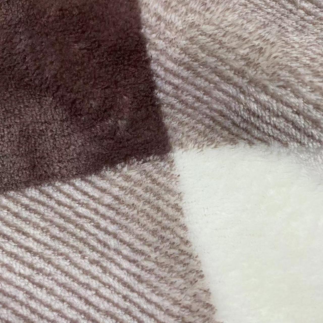 Осенне-зимний женский модный фланелевой клетчатый свитер с полуоткрытым воротником — фото 4