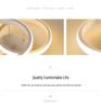 Modern Minimalist LED Ceiling Light for Hallway, Entrance, or Balcony