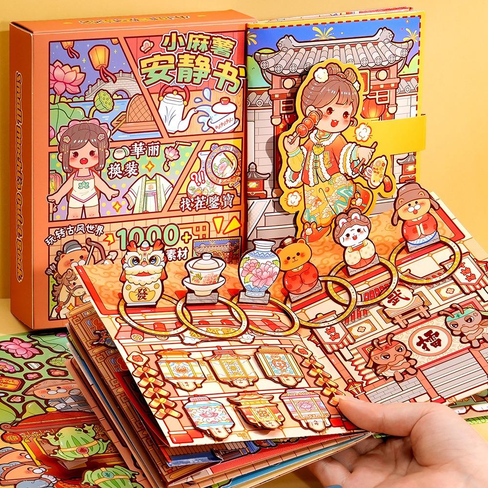 Cartoon Sticker Book Kpop Decorative Scrapbooking Stickers Cute Material Sticker Decoration