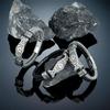 Bracciali in Acciaio Inossidabile con Rune Norrene Valknut da Uomo, Corda Metallica a Doppio Strato Inossidabile, Bracciale con Ciondolo, Gioielli Vichinghi, Lussuosi Regali Maschili