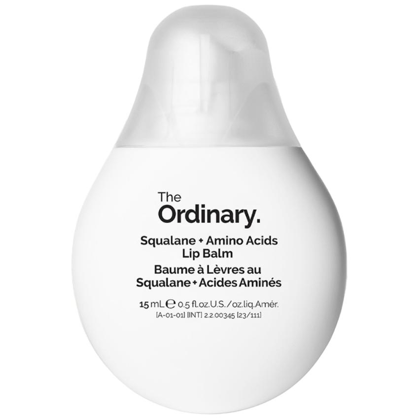 The Ordinary Squalane + Amino Acids Lip Balm - 15ml High-Performance Hydrating Balm for Lips, Elbows & Cuticles