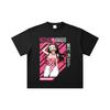 260 GSM Double Yarn 32 Count 100% Cotton Demon Slayer V82 Nezuko Waifu Print Unisex Heavy Cotton T Shirt