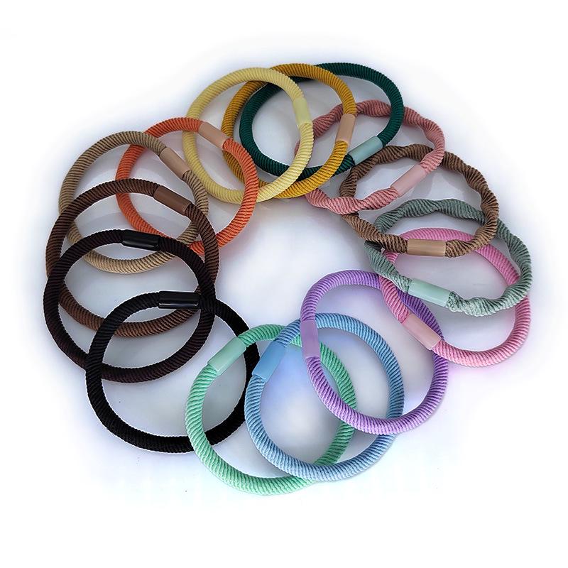 High-Elasticity Spiral Hair Tie - Stylish, Hair-Friendly, Twill Rubber Band for a Trendy Look