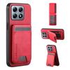 For Magsafe Magnetic Wallet Card Slot Holder Solid Color Leather Phone Case For Xiaomi 15 Pro 13 11 12 14 11T 12T 13T 14T Pro