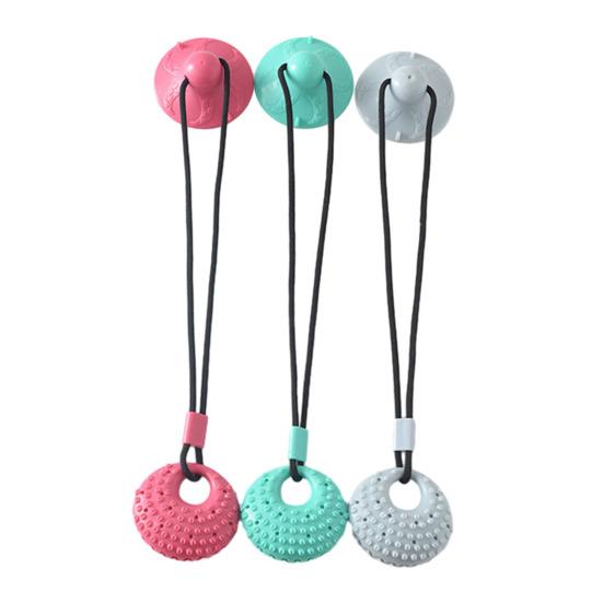 Köpek Çekme İpi Oyuncak Güvenli Kauçuk Yavru Köpek Isırma Oyuncağı Emişli Köpek Ödül Dağıtıcı Oyuncak Diş Temizliği ve Can Sıkıntısı Giderme İçin