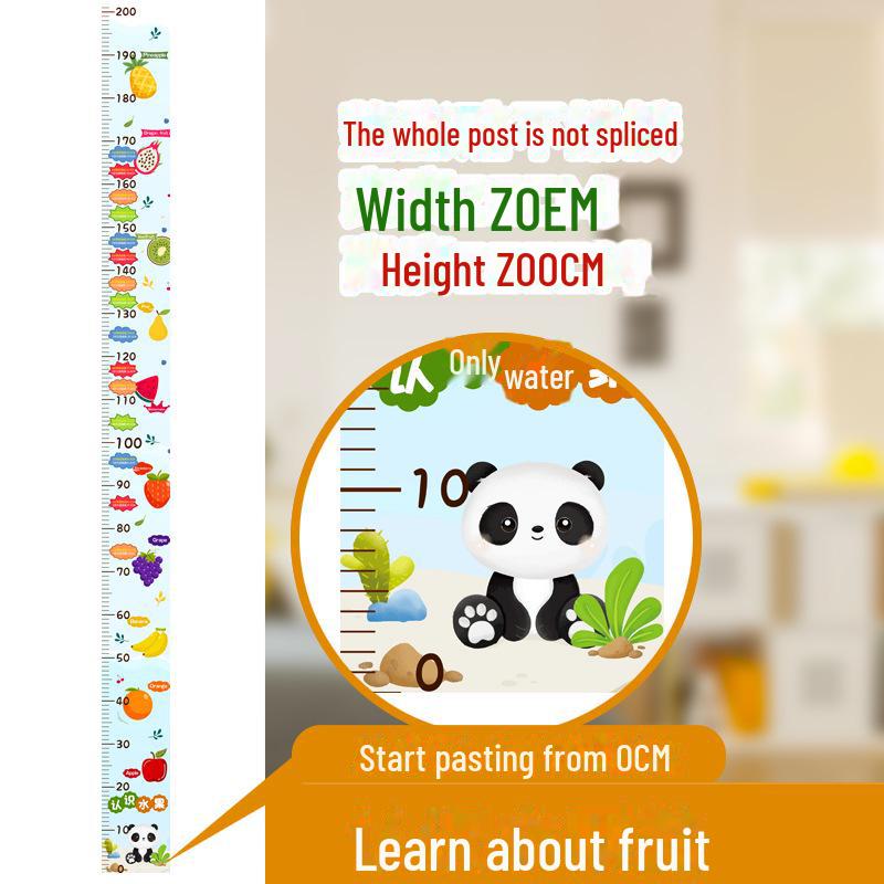 

Наклейки на стену с диаграммой роста для детей: Простая в применении, безопасная линейка от 0 для отслеживания роста младенцев и детей. Height Sticker