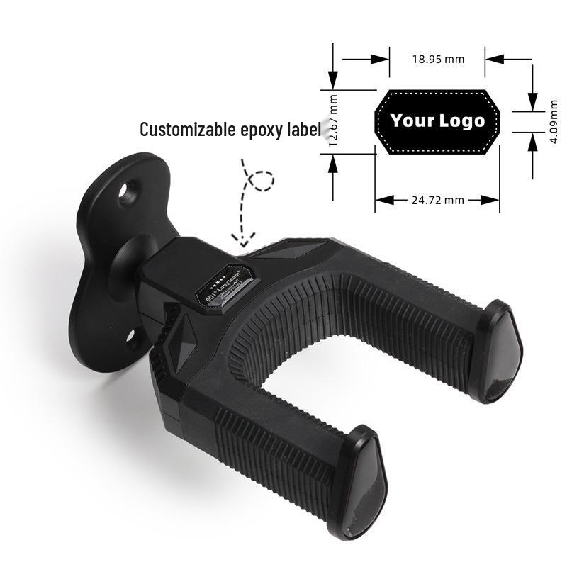 Alloy Self-Locking Wall Mount Guitar Hook & Display Stand