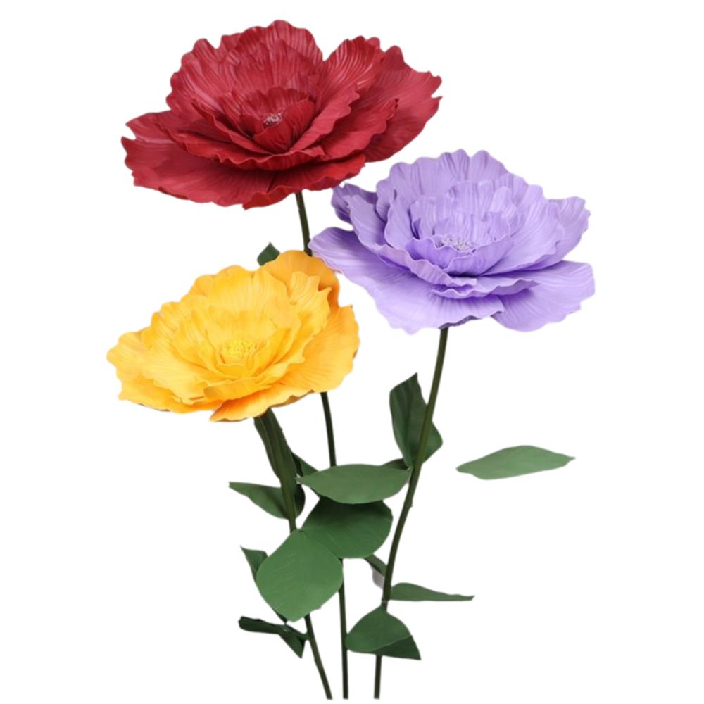 40cm Giant PE Foam Peony Foam Material Giant Size Wedding Accessories Decorative PE Material Artificial Flowers