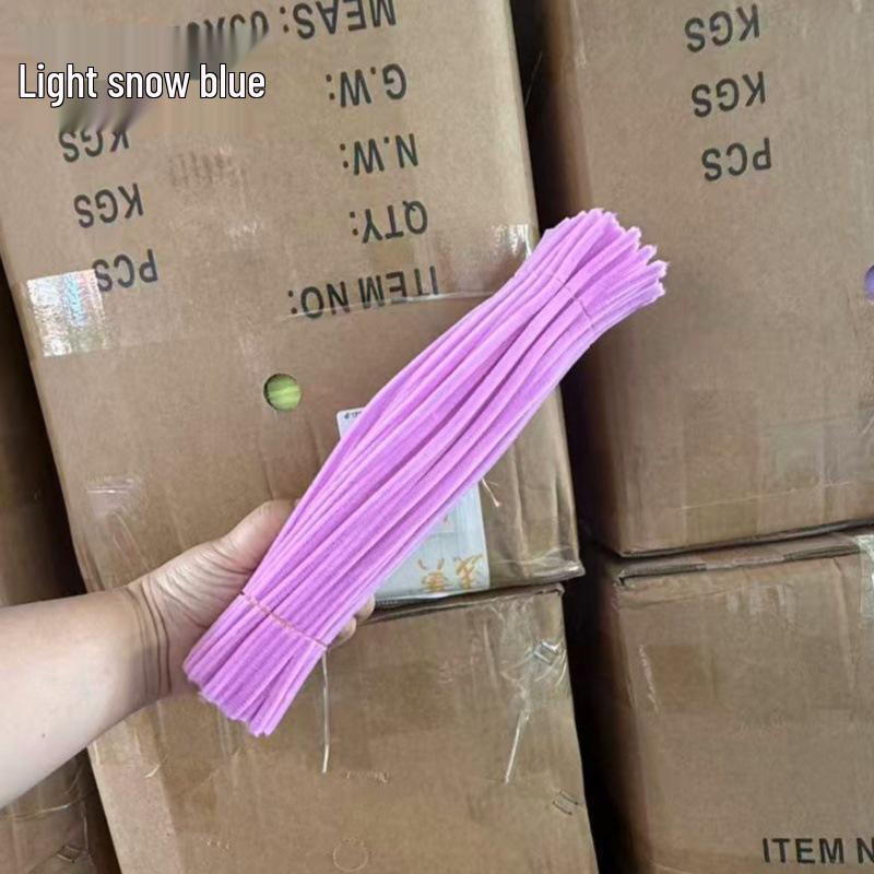 Chenille Stems [Zinc Art] Macaron Wool Strips for DIY Children's Toy and Bouquet Crafts.