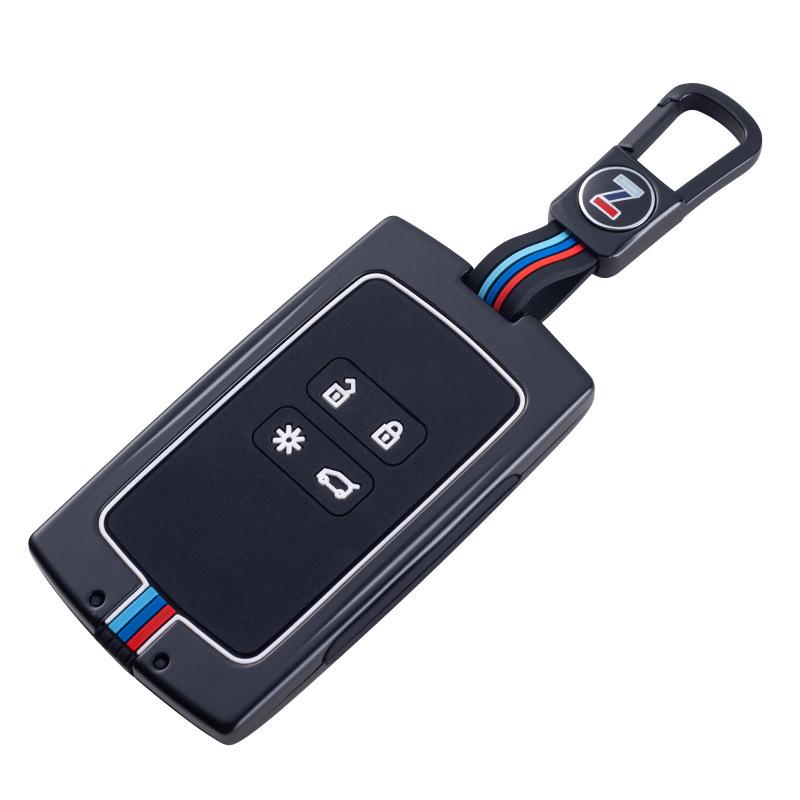 Renault Key Cover for Koleos, Captur, Fluence, Scenic, Latitude, and Megane - Remote Control Card Shell.