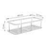 Wall-mounted Stainless Steel Bathroom Bathtub Storage Rack Corner Shower Rack Bathroom Storage Shelf