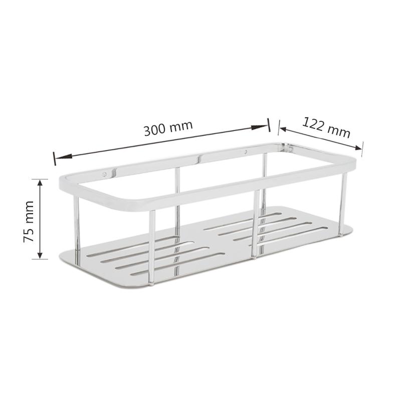 Wall-mounted Stainless Steel Bathroom Bathtub Storage Rack Corner Shower Rack Bathroom Storage Shelf