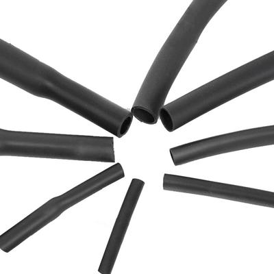 Kabel Schrumpfschlauch Hohe Temperatur- und Druckbeständig Isolierung 2 Sätze von 5 Metern Draht Schrumpfschlauch Schwarz