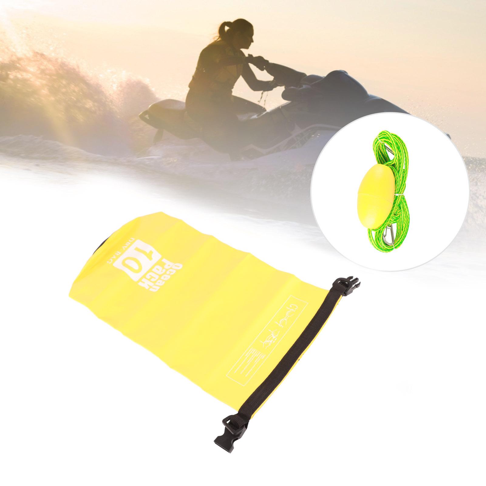 

Tow Rope Sand Sack PVC Sand Kit Waterproof Dry Bag Dock Line for Kayak Small Boats