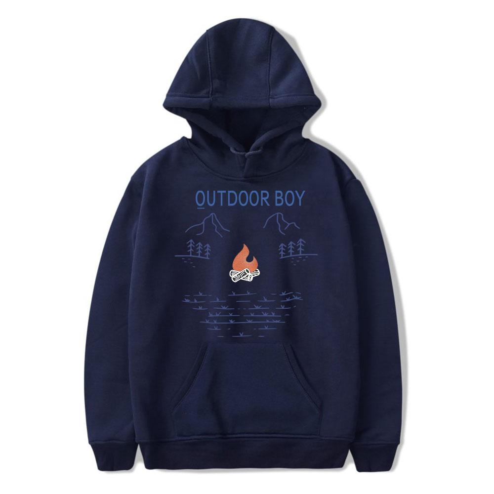 Outdoor Boys Hoodie Harajuku Autumn Pullover Fashion Unisex Long Sleeve Casual Streetwear Loose Outdoor Clothes