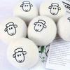 Clothes Wool Dryer Balls Laundry Tumble Dryer Balls Dryer Balls Laundry Softener Reusable Home Washing Machine Accessories