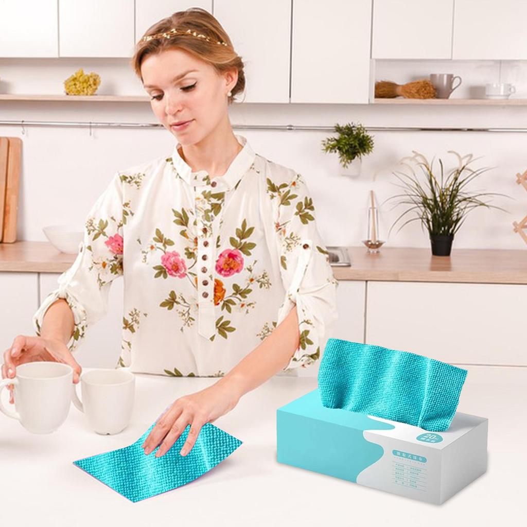 Wash Rags For Kitchen Streak Free Absorbent Pull-Out Wipes Kitchen Rags Cleaning Cloths For Home Bathroom Living Room Restaurant