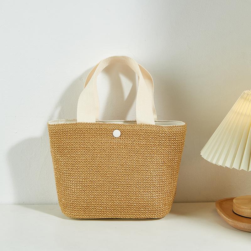 

New women s bag casual fashion straw bag women s versatile handbag large capacity tote women s bag