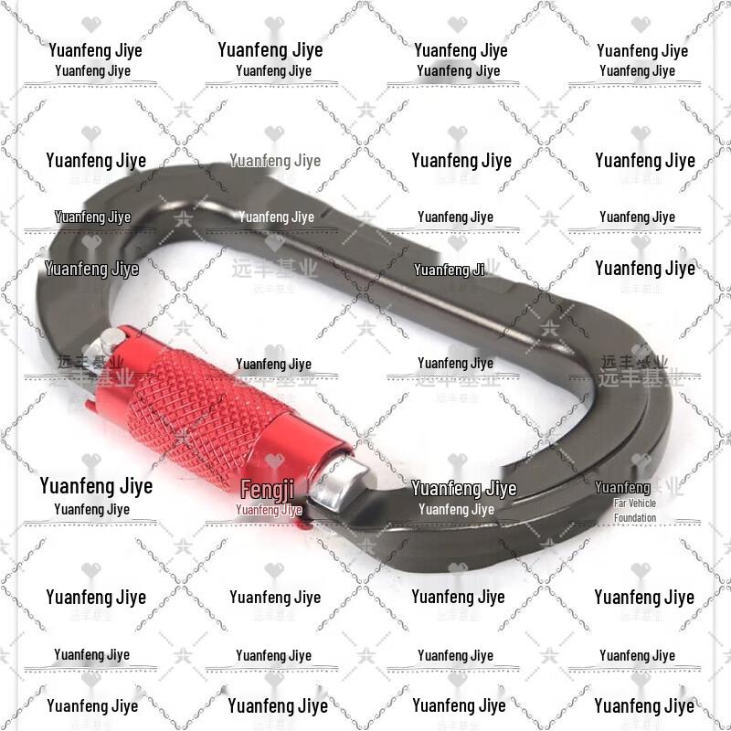 30KN O-shaped Auto-locking Climbing Carabiner