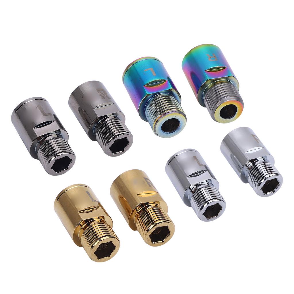 2Pcs Bike Pedal Extension Shaft Ti Alloy Protective Effortless Use Reduce Friction Bike Pedal Extend