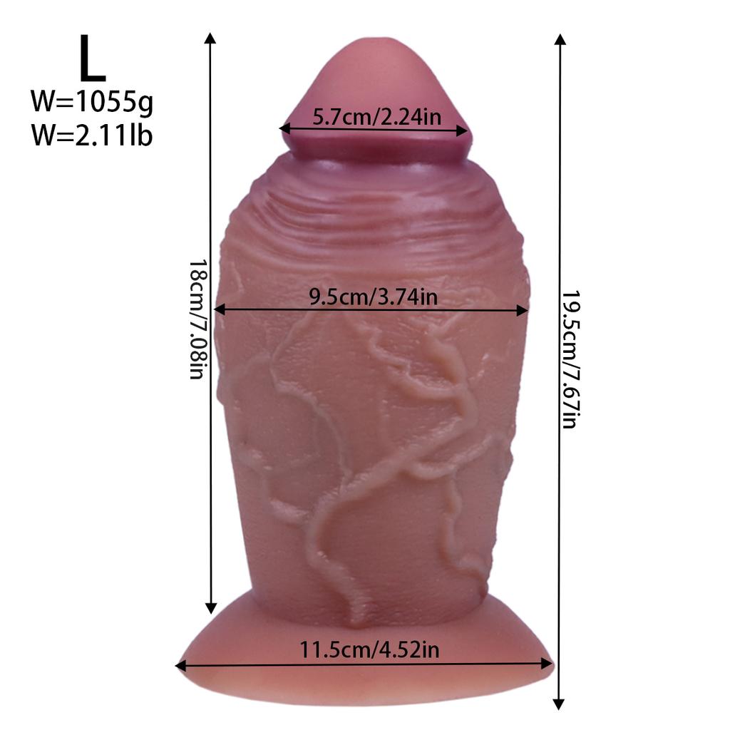 Large Silicone Soft Dildo Fisting Butt Plug Masturbator Anal Dilator Adult Sex Toy Big Dick Strap on Penis BDSM