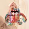 Colored Little Monster Doll Ugly Cute Little Monster Doll Throw Pillow Plush Toy Picture Book Long Haired Doll