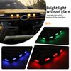 4PCS Grill Led Lights Compatible with 2023-2025 Ford Everest Bright Amber LED Grill Lights Waterproof Front Grill Trim Lamps