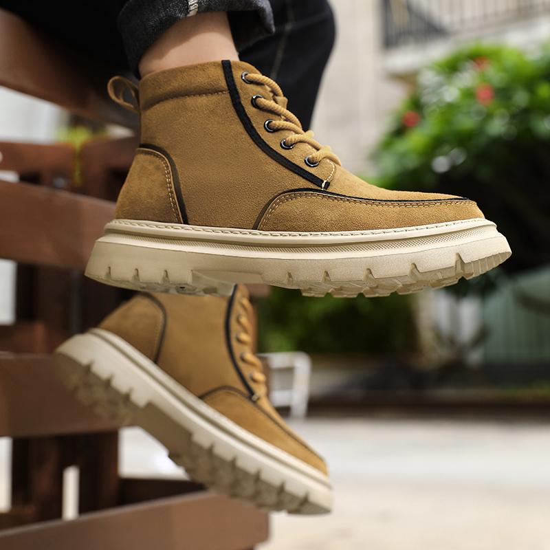 Men's Ankle Boots Short Boots Retro Tooling Boots Casual Shoes