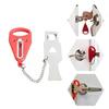 Tragbares Türschloss mit Türstopper-Alarm 2-in-1-Set Ideales Sicherheitswerkzeug für Reisen & Hotelaufenthalte