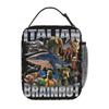 Tralalero Tralala Funny Shark Meme Thermal Insulated Lunch Bag for Travel Portable Bento Box Men Women Thermal Cooler Food Box