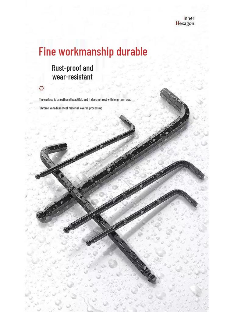 Universell extra lång insexnyckelsats - Multifunktionell och bärbar