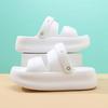 Fashion Women Summer Platform Sandals Thick Sole Home Street Slippers Soft EVA Girls Student Daily Walking Shoes 2 Way Wear Sandalias