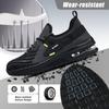 Fashion  work safety shoes Men Work Sneakers Steel toe shoes Puncture-Proof Indestructible shoes lightweight Security Boots