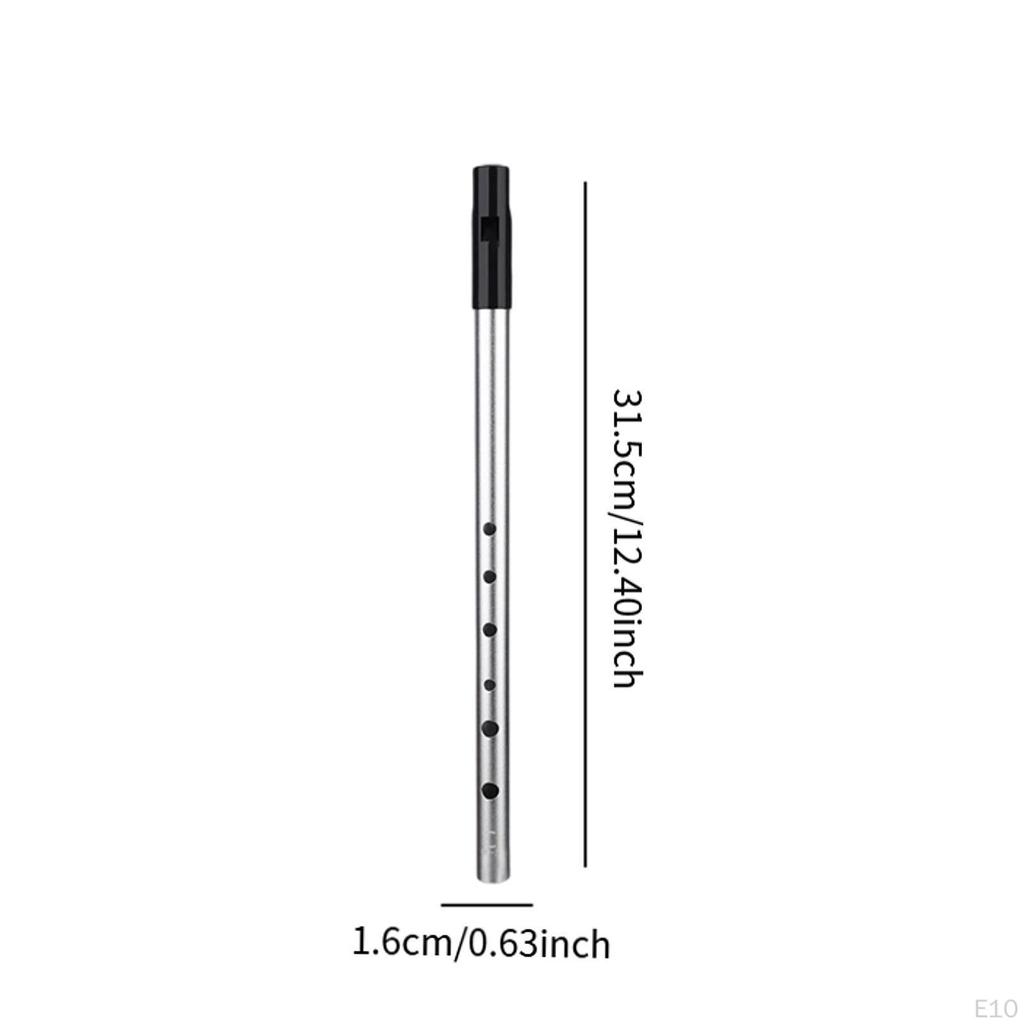 Whistle Flute Whistling Easily Clean Instrument Birthday Gift Portable Penny 6 Hole
