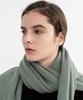 AVA MOLLI Fox Raccon Shawl (Mint)