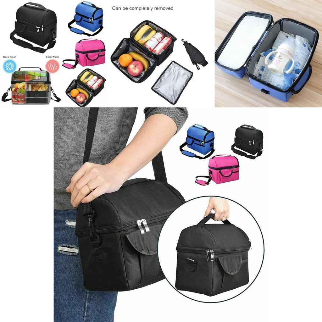 Fashionable Insulated Lunch Bag For Men Women Kids With 8l Capacity And Waterproof Material