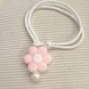 2PCS Sweet Heart-shaped Curtain Tiebacks Romantic with Beads Curtain Tie Mosquito Net Tie Mosquito Nets