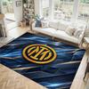 Borussia Dortmund Design Kristall Samt Teppich Gemütlich Non?Rutschfester Teppich mit Aufdruck für Schlafzimmer Wohnzimmer Eingang
