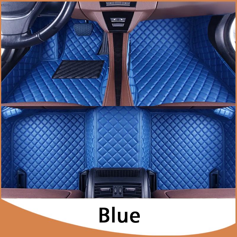 

Автомобильные коврики для пола для Toyota Highlander XSE sports 5 мест Автомобильные подкладки для ног Ковровое покрытие Аксессуары для интерьера синий