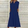 Popular Casual Dress V Neck Anti-pilling Dressing Up