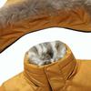 Winter Style Men Boutique Down Coat Detachable Rabbit Fur Collar White Duck Down Men's Solid Jackets Plus Size S-5XL