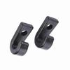 1 Pair Durable Plastic J Shape Screws Lashing Hook J hooks for Kayaks Canoes Rowing Boats