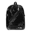 Korean Version of Women's Spring and Summer Plastic Candy Color Transparent PVC Backpack with Jelly for Both Shoulders Wholesale