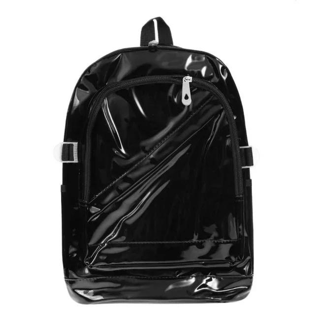 Korean Version of Women's Spring and Summer Plastic Candy Color Transparent PVC Backpack with Jelly for Both Shoulders Wholesale