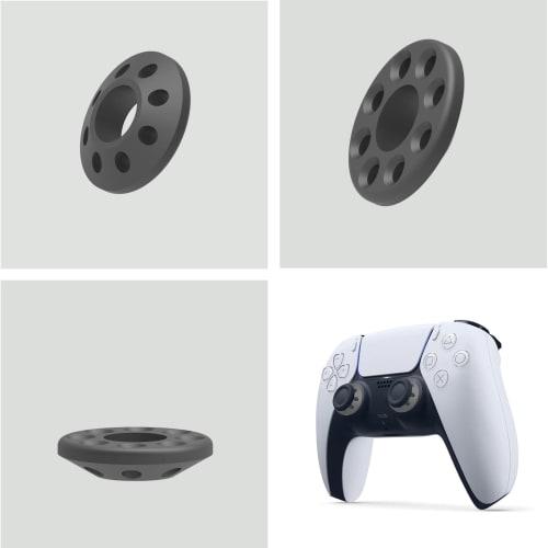 precision ring ps5, ps4, xbox one, xbox series x s, xbox 360, switch pro aim assist target motion controller ring rubber silicone soft flexible thumbs